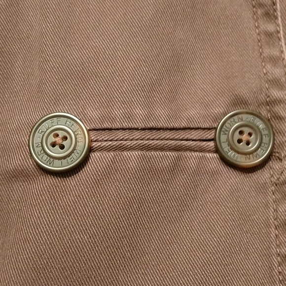 Ruff Hewn ladies double breasted brown jacket, Med - Picture 11 of 12